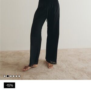 H&M Black Wide Leg Pants